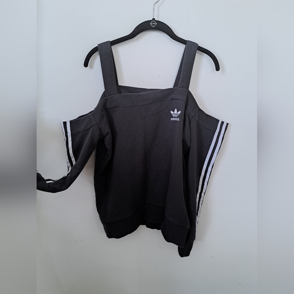 Adidas cold shoulder top